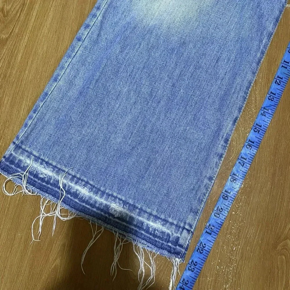 Hollister Women’s Jeans Size 00R W23 L24 Light High Rise Culotte Wide Leg Pocket - Picture 4 of 11